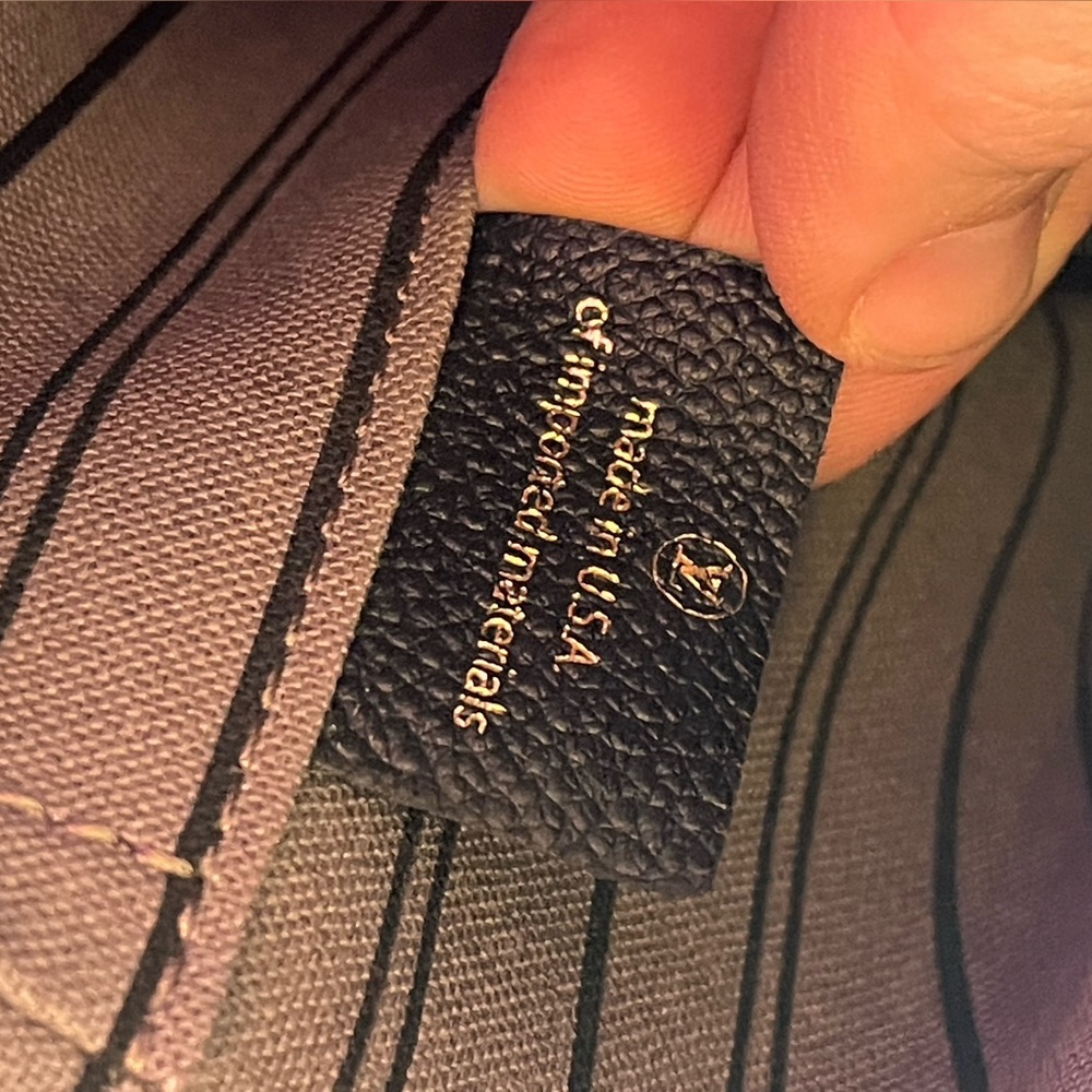 Louis Vuitton Empreinte Montaigne GM Noir 2way Bag - Picture 9 of 10